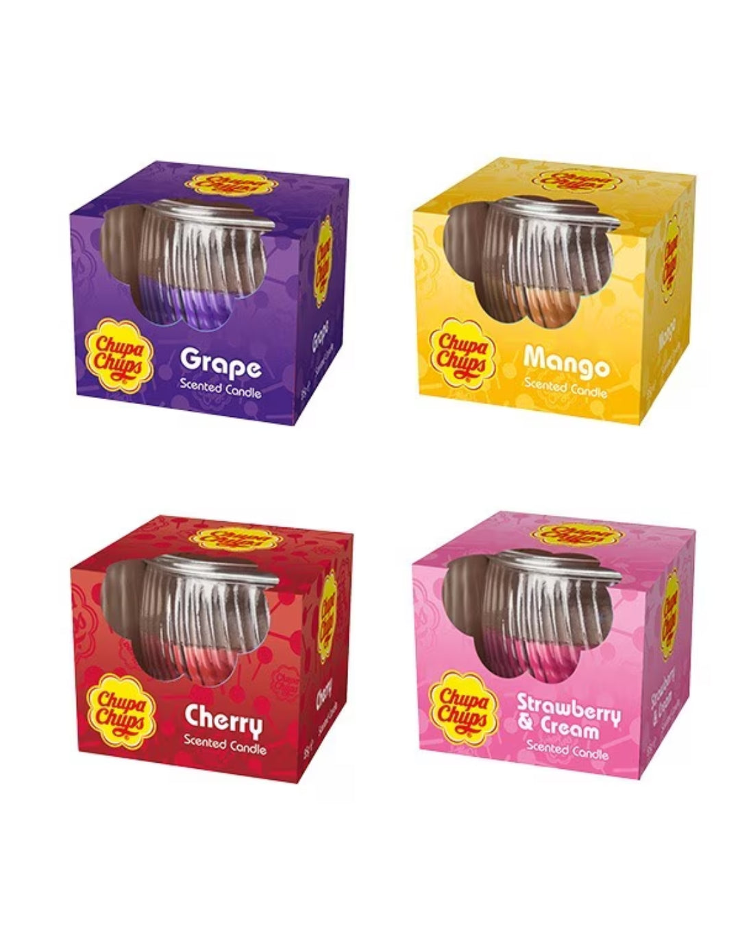 Chupa Chups Scented Glass Jar Candle 85g Chupa Chups Scented Glass Jar Candle 85g